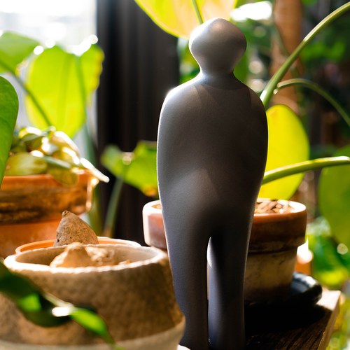 比利時Gardeco藝術擺飾 經典觀賞者 (墨灰、高23公分)