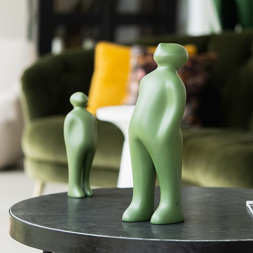 比利時Gardeco藝術擺飾 經典觀賞者 (軍綠、高38公分)