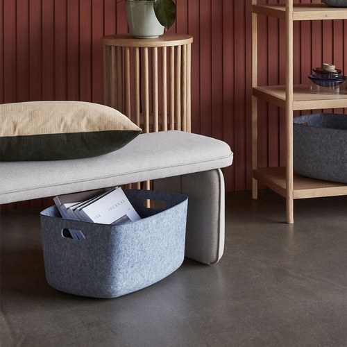 丹麥Hubsch 布列派皮長凳