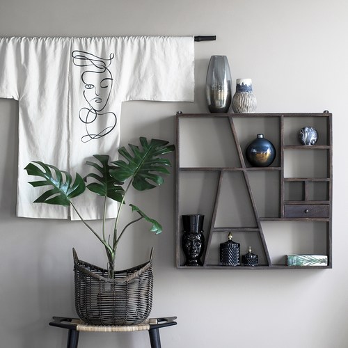 丹麥Lene Bjerre 原木切割造型壁掛層架