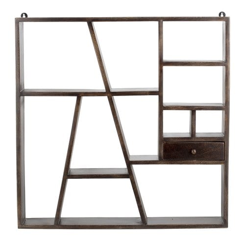 丹麥Lene Bjerre 原木切割造型壁掛層架