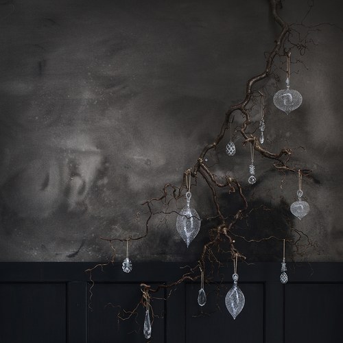 丹麥LeneBjerre 晨露葉片聖誕吊飾