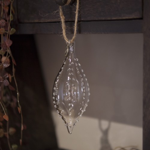 丹麥LeneBjerre 晨露葉片聖誕吊飾