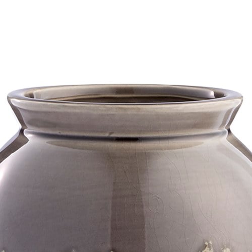 丹麥Lene Bjerre 泡沫浪花陶瓷花器 (煙灰、高15.5公分)