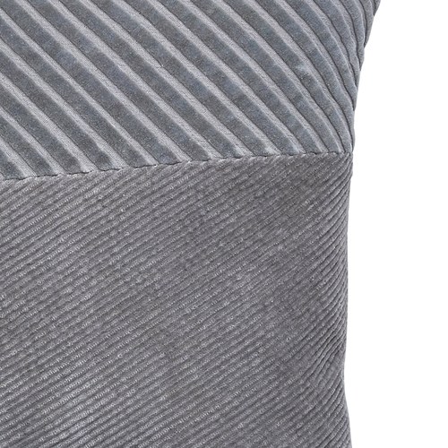 丹麥Lene Bjerre 紳士斜紋短絨靠枕 (灰、60x40公分)