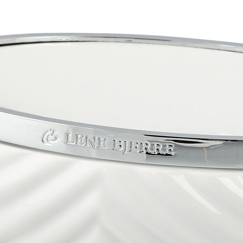 丹麥Lene Bjerre 極簡人字紋肥皂碟 (銀)