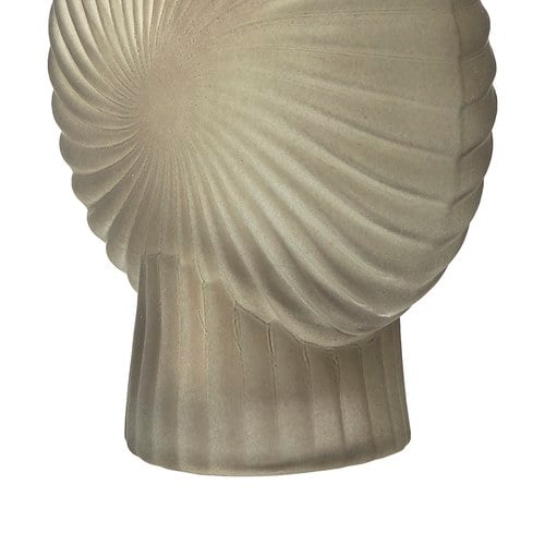 丹麥Lene Bjerre 漩渦螺紋玻璃花器 (高20.5公分)