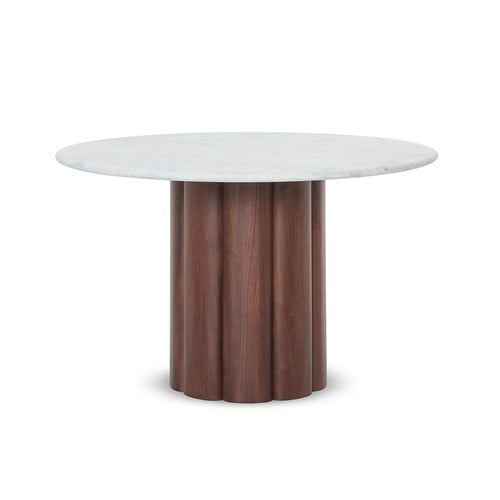 丹麥 Natadora KORA科拉大理石圓桌(胡桃木)