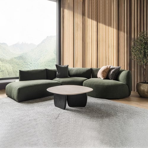 丹麥 Natadora Slipper 澎軟布面沙發 (海藻綠)