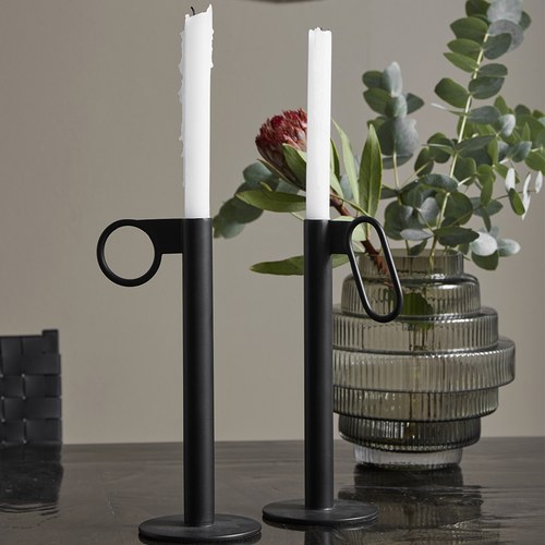 丹麥Nordal 橢圓框工業風支架燭台