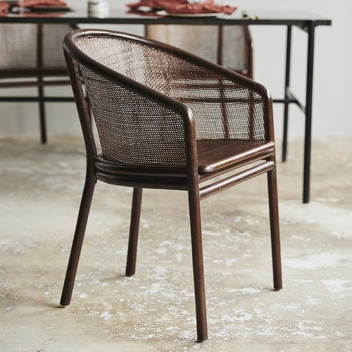 丹麥Nordal Mosso全包覆柚木設計單椅 (深棕)