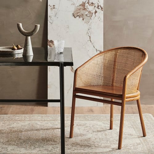 丹麥Nordal Mosso全包覆柚木設計單椅 (淺棕)