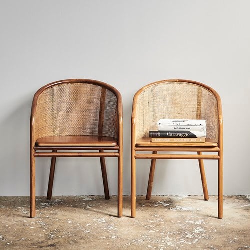 丹麥Nordal Mosso全包覆柚木設計單椅 (淺棕)