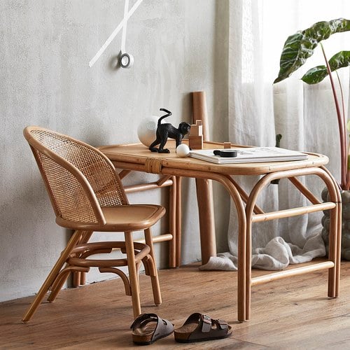 丹麥Nordal Bali兒童藤編包背單椅