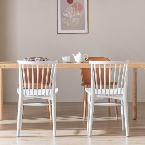 丹麥Tolv Requin 鏤空椅背單椅 (白)