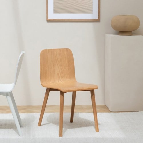 丹麥Tolv Tami 簡約L型單椅 (橡木)