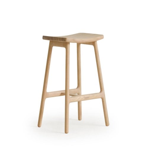 丹麥Tolv Odd 微波浪吧台椅 (橡木)