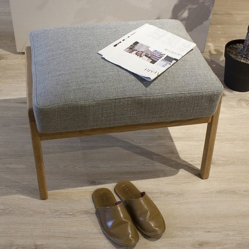 丹麥Tolv 北歐休閒布面椅凳 (灰)