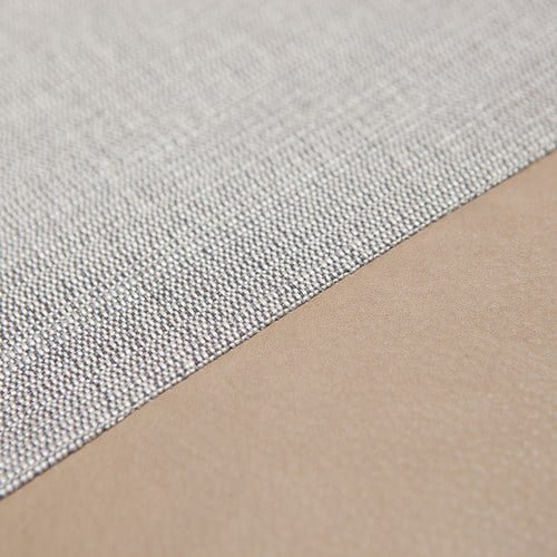 丹麥Tolv 編織網狀斜邊休閒皮革躺椅(淺灰)