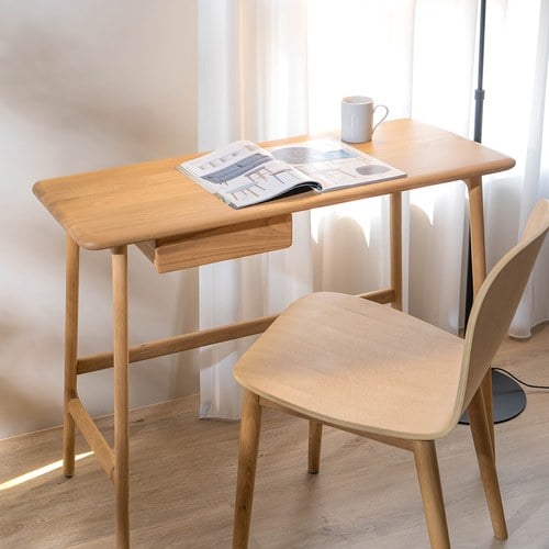 丹麥Tolv Author北歐寧靜書桌 (橡木、長100公分)