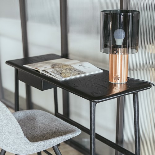 丹麥Tolv Author北歐寧靜書桌 (黑、長100公分)