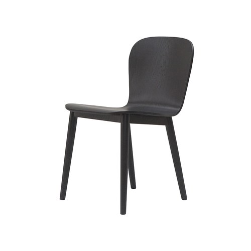 丹麥Tolv Puddle圓弧流線型單椅 (黑)