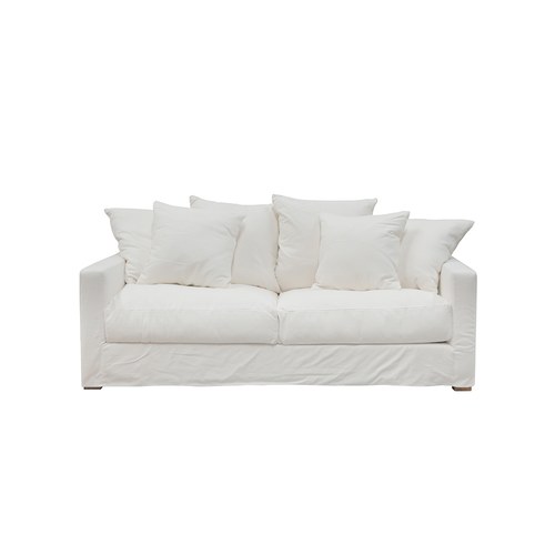 丹麥Tolv Sloopy自由氣息法式三人沙發(象牙白)