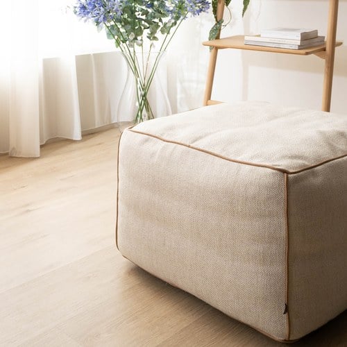 丹麥Tolv 假日沙發豆腐凳 (米)