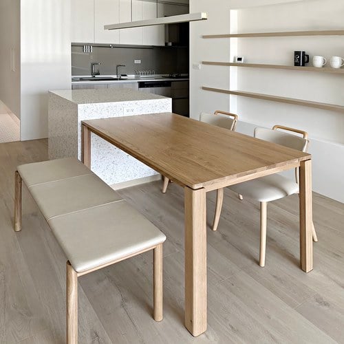 丹麥Tolv Simple全實心橡木餐桌
