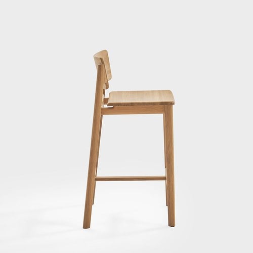 丹麥Tolv Poise典藏實木吧台椅(橡木)
