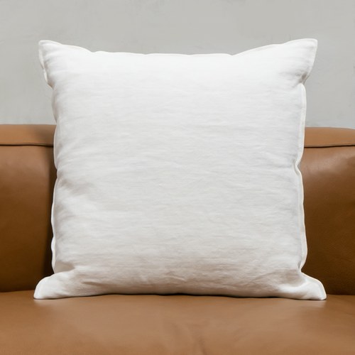 丹麥Tolv 棉麻抱枕 (60x60、米白)