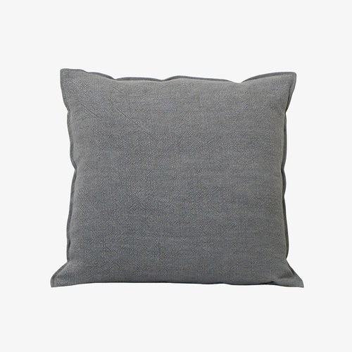 丹麥Tolv 棉麻抱枕 (60x60、鐵灰)