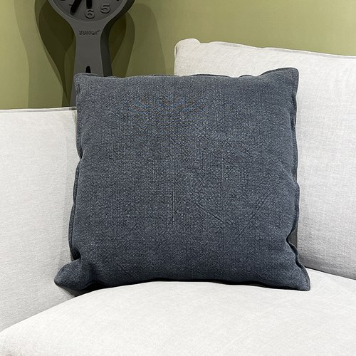 丹麥Tolv 棉麻抱枕 (50x50、墨灰)