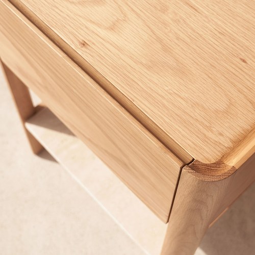 丹麥Tolv Tye 床邊櫃 (橡木/大理石)