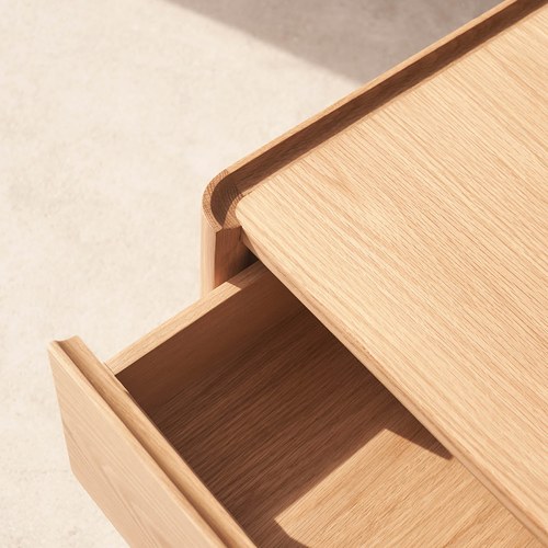 丹麥Tolv Tye 床邊櫃 (橡木/大理石)