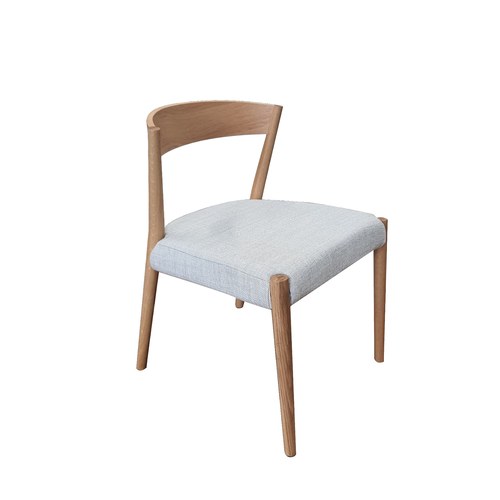 丹麥Tolv 一字靠背單椅 (布面/亞麻色)