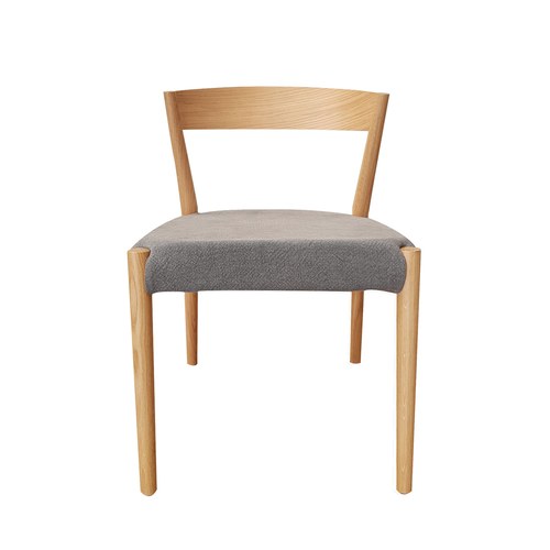 丹麥Tolv 一字靠背單椅 (布面/鐵灰)