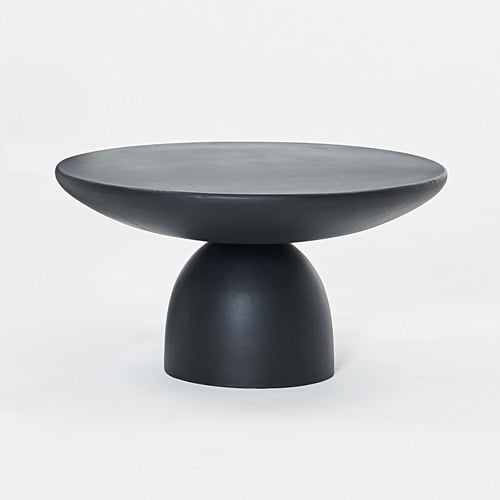 丹麥Tolv Fasika 混凝土圓形茶几(黑)