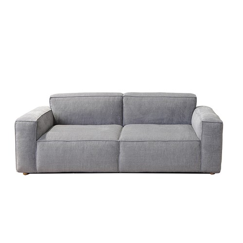 丹麥Tolv Baker澎厚吐司布面沙發 (深麻灰、200公分)