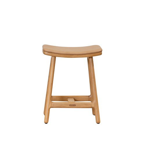 丹麥Tolv Odd 微波浪椅 (橡木、奶茶色)