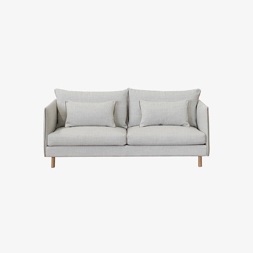 丹麥Tolv Weekend北歐假日風情沙發 (混麻灰、190公分)
