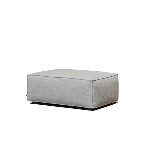 丹麥Tolv Baker積木布面腳凳(混麻灰色)