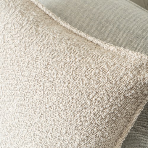 丹麥Tolv 棉麻抱枕 (50x50、牛奶白)