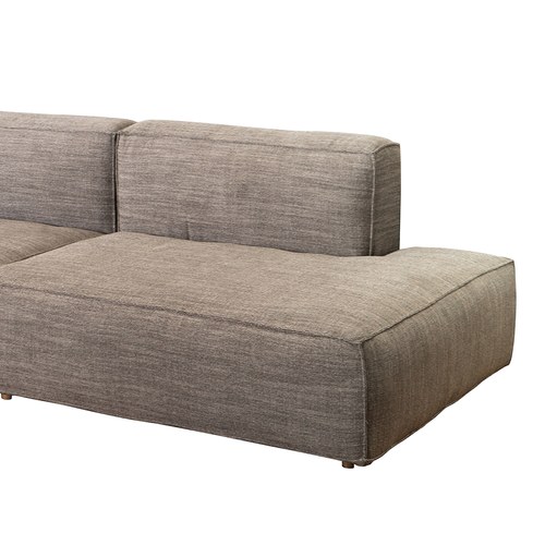 丹麥Tolv Baker積木布面沙發 (混麻深棕)