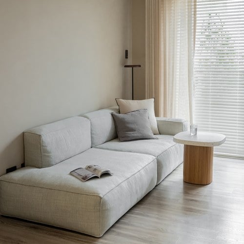 丹麥Tolv Baker積木布面沙發 (混麻灰)