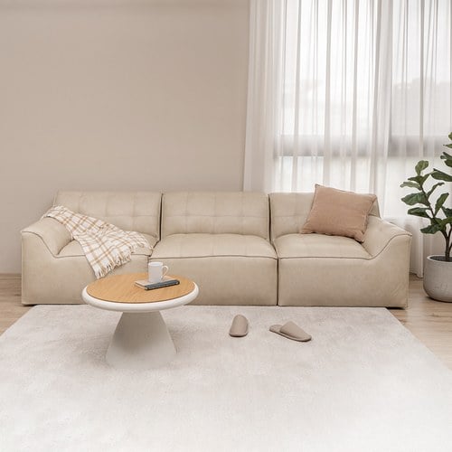 丹麥Tolv Muse繆思沙發 (米白皮革)