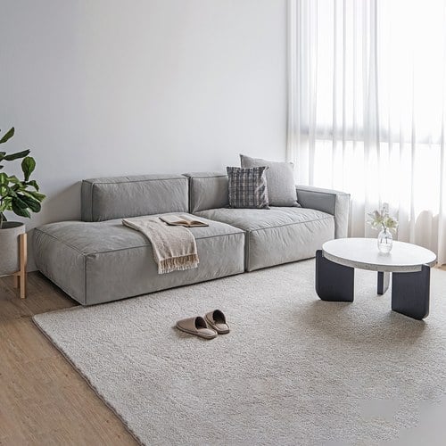 丹麥Tolv Baker積木布面沙發 (灰色貓抓布)