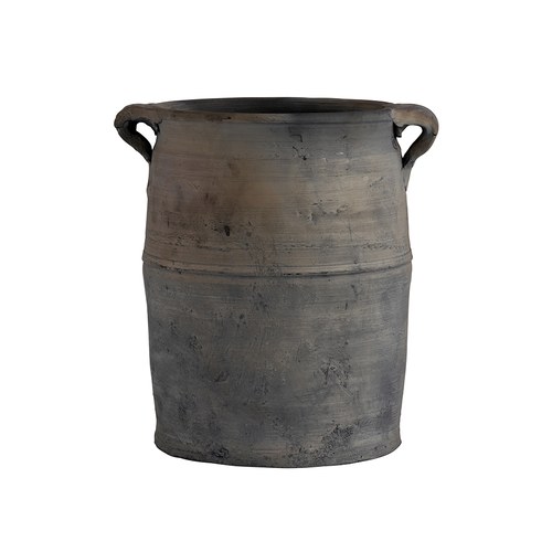 丹麥Tine K Home 煤炭黑復古直筒花器