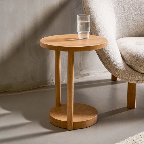 丹麥 Tolv Layer雙層圓面邊桌