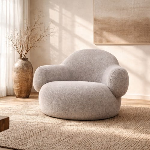 丹麥 Tolv Toad雲朵單人沙發 (暖棕)